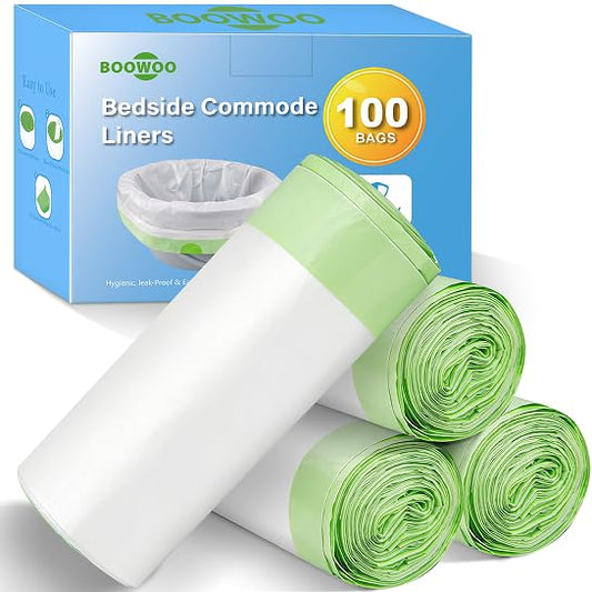 BOOWOO pack de 100 bolsas desechables, ahorro y disponibilidad inmediata