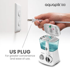 Bostontech Aquapik 100 en baño moderno, diseño compacto y organizado