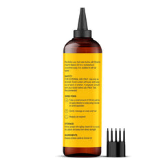 Botanic Hearth etiqueta con ingredientes naturales transparencia