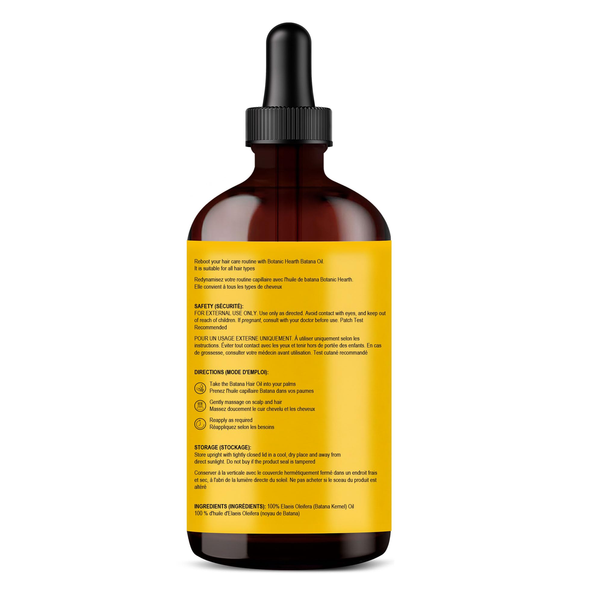 Botanic Hearth en entorno de baño mostrando uso multitarea para piel y cabello