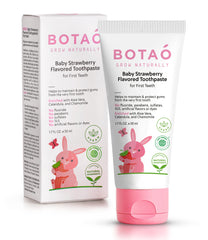 BOTAO frente del envase mostrando sabor fresa y tamaño práctico