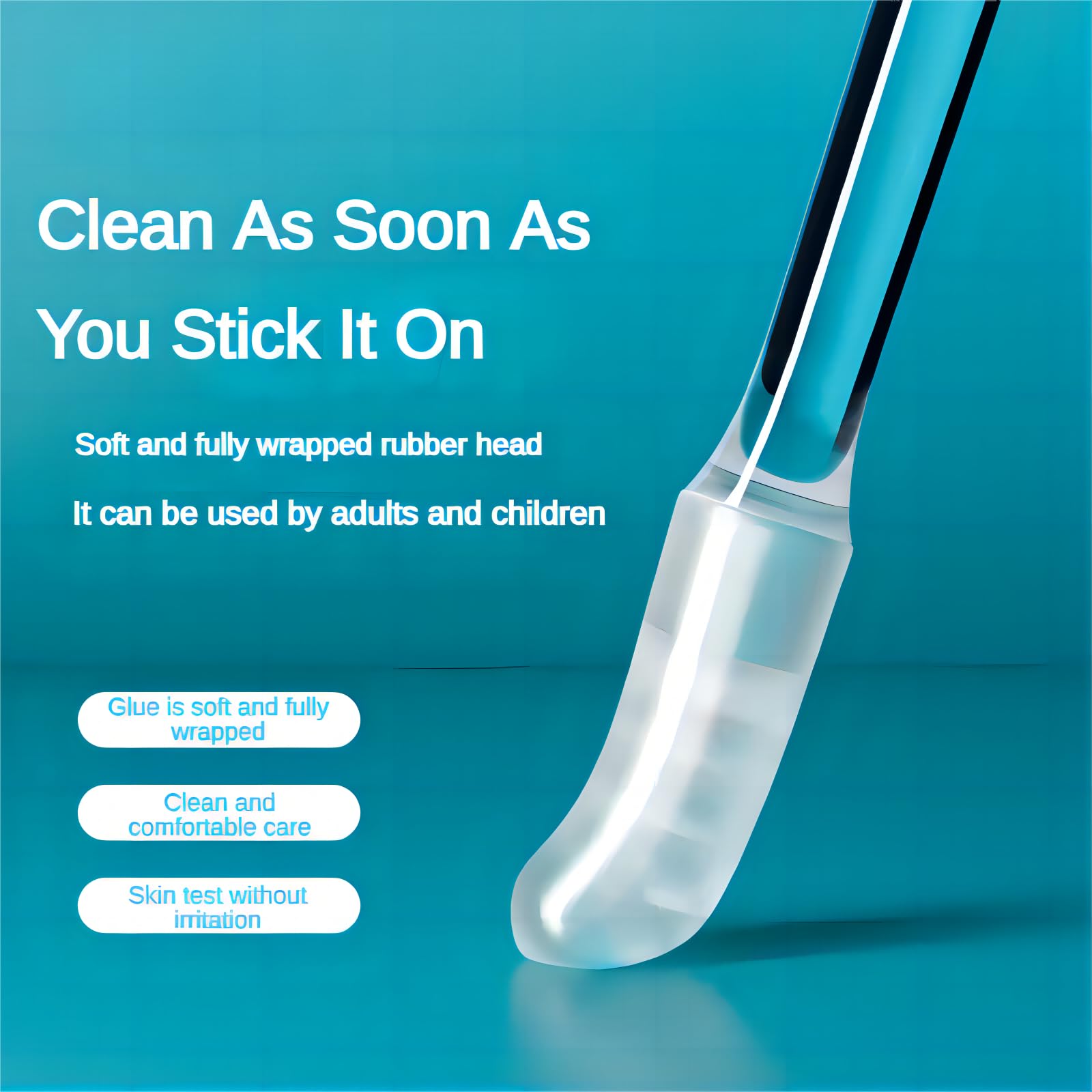 BOTIDE primer plano punta adhesiva que atrapa cerumen suavemente