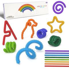 Botsparty palitos sensoriales pack frontal, diseño práctico y portátil