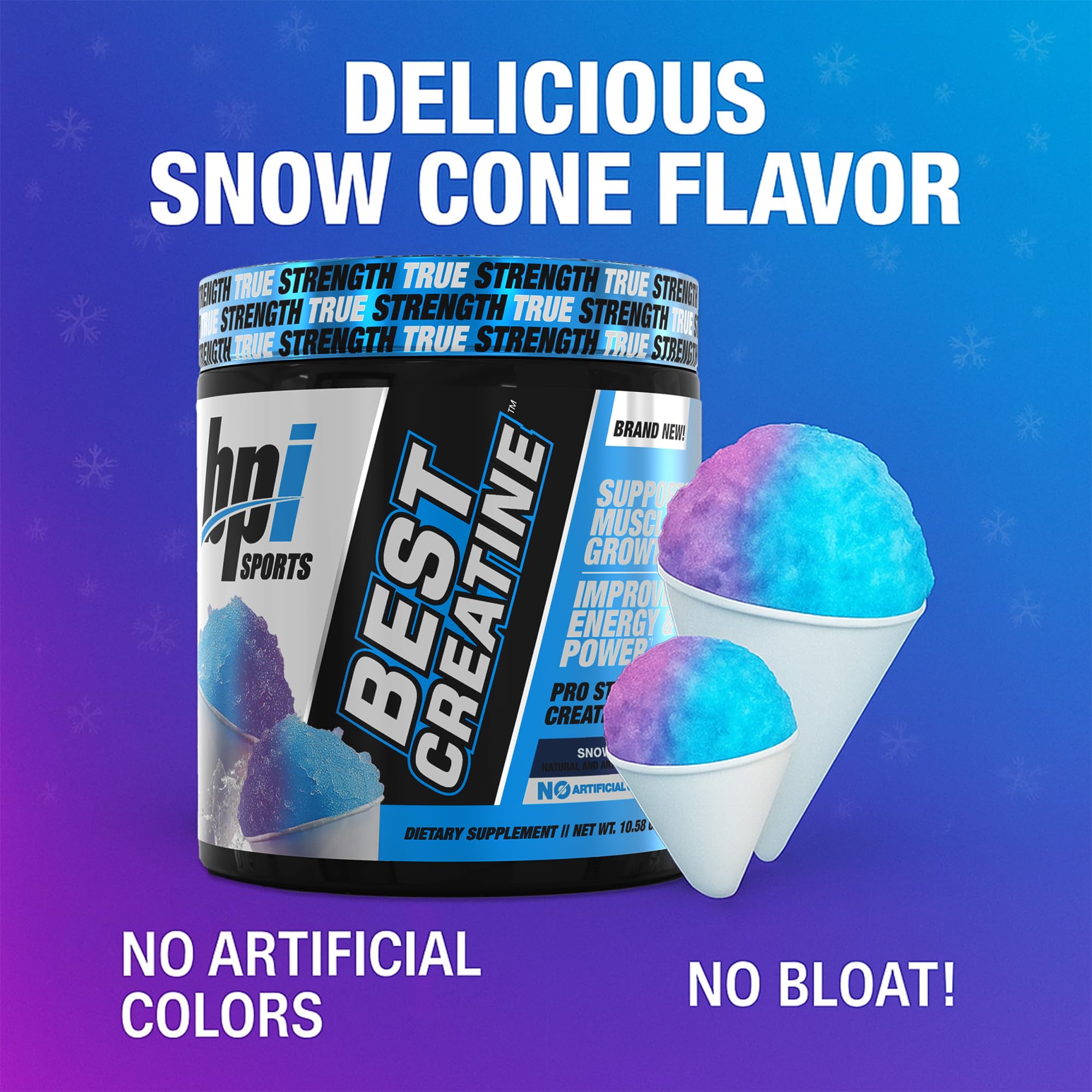 BPI Sports Best Creatine textura del polvo que facilita mezcla rápida