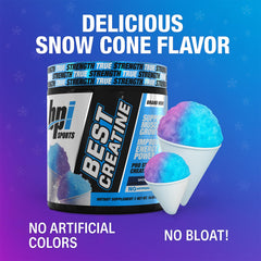 BPI Sports Best Creatine textura del polvo que facilita mezcla rápida