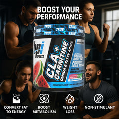 BPI Sports polvo textura en primer plano facilitando mezcla y disolución rápida
