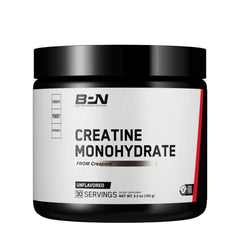BARE PERFORMANCE NUTRITION envase frontal Creapure, claridad de información y pureza