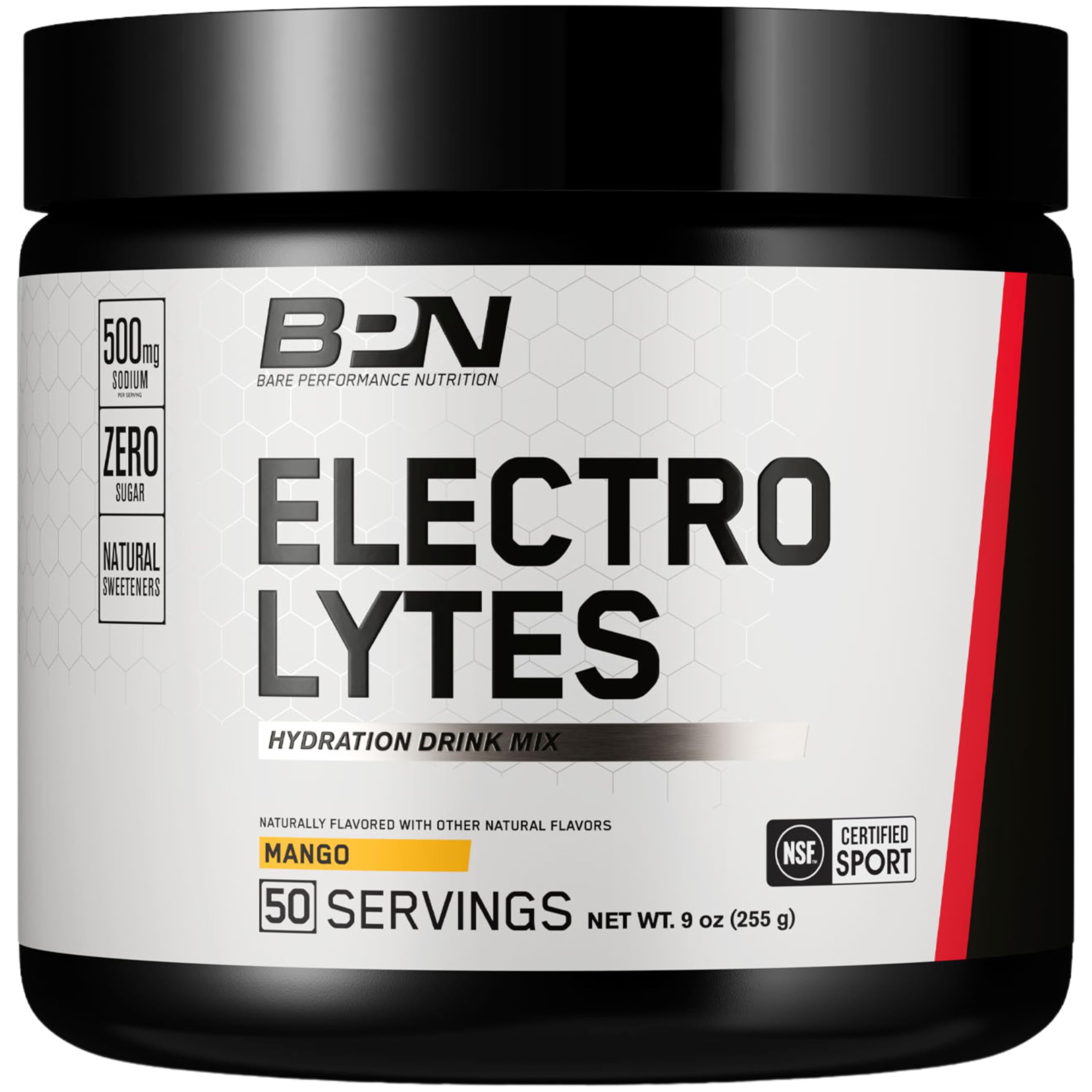 BARE PERFORMANCE NUTRITION envase frontal mostrando etiqueta y beneficios