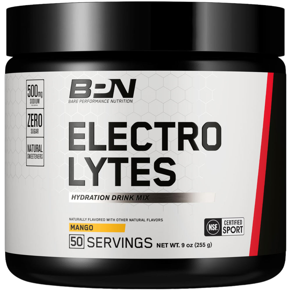 BARE PERFORMANCE NUTRITION envase frontal mostrando etiqueta y beneficios