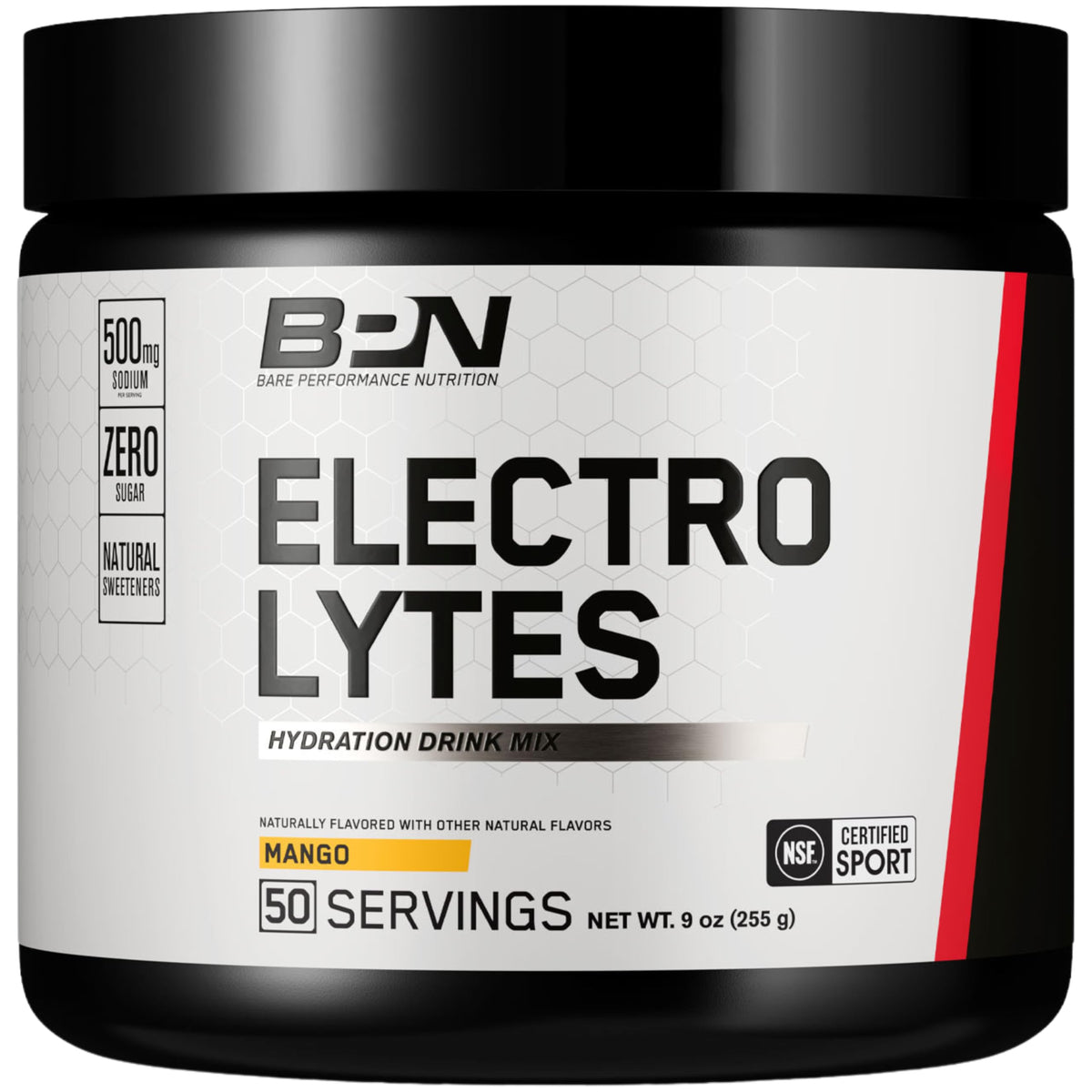 BARE PERFORMANCE NUTRITION envase frontal mostrando etiqueta y beneficios