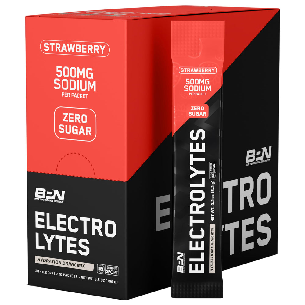 BPN Electrolytes frente del paquete mostrando 30 sobres y conveniencia