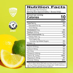 BARE PERFORMANCE NUTRITION polvo limón-lima textura visible para mezcla rápida y disolución fácil