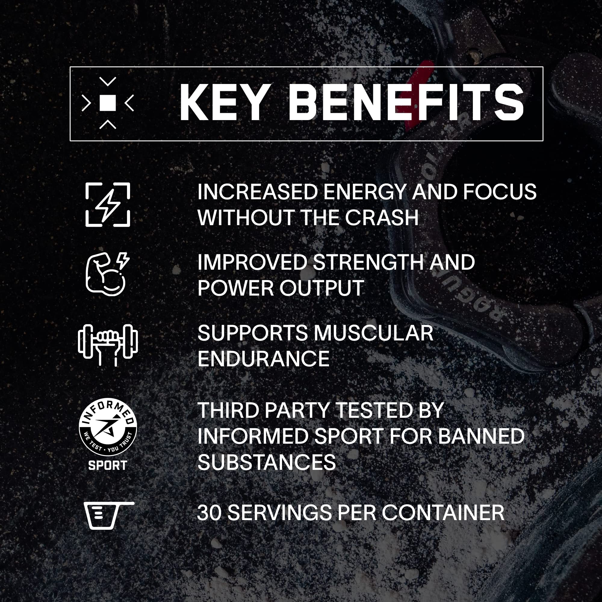 BARE PERFORMANCE NUTRITION Flight comparación de tamaño del envase destacando 30 servicios
