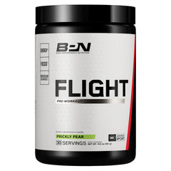 BARE PERFORMANCE NUTRITION Flight frente del envase mostrando etiqueta y beneficios