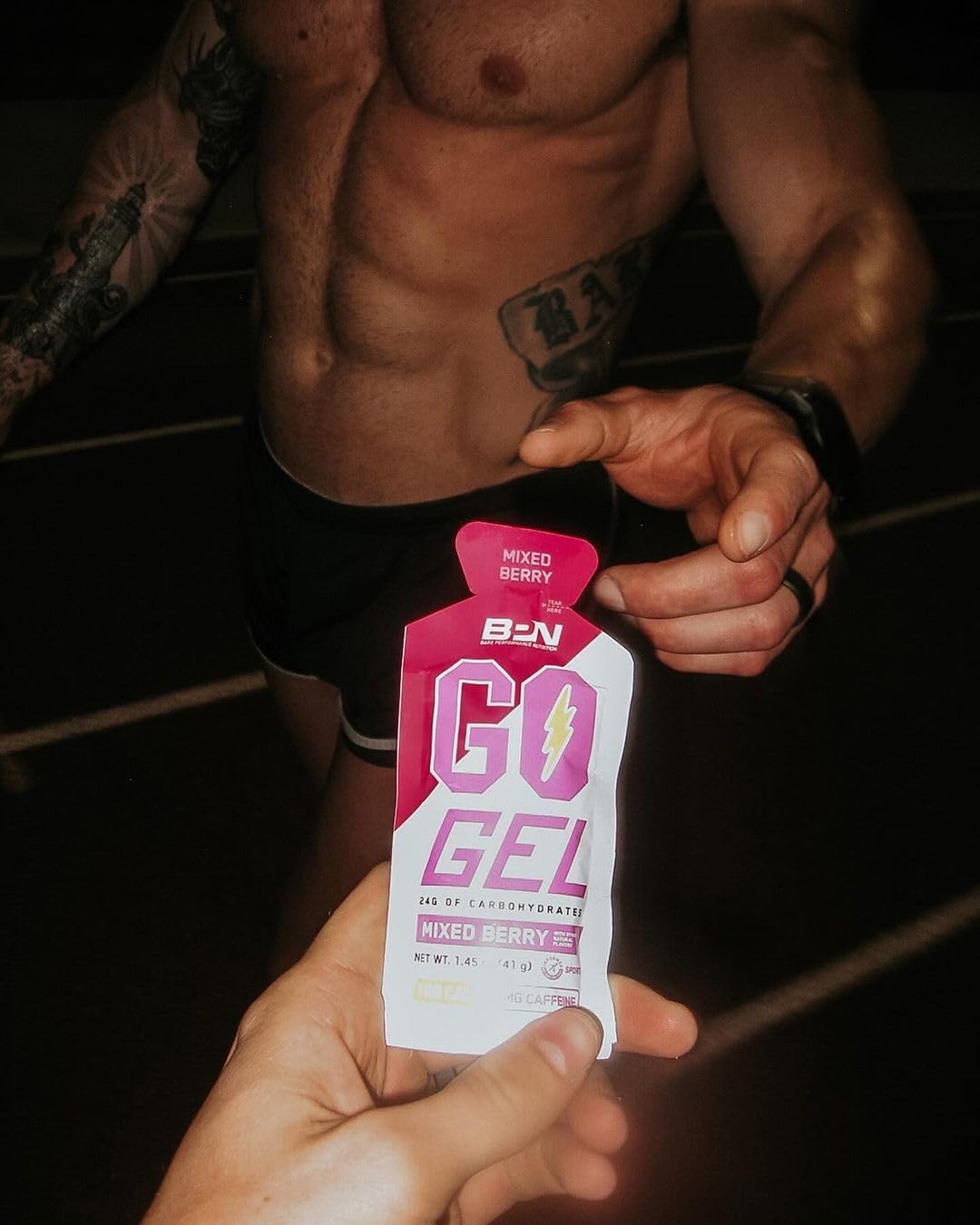 BPN Go Gel Endurance etiqueta con ingredientes y beneficios claros