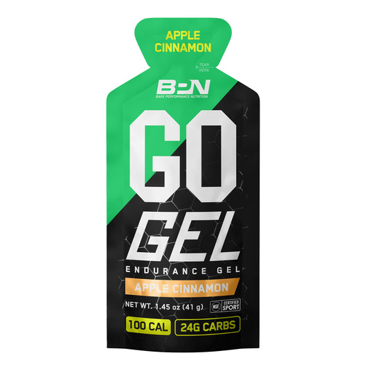 BARE PERFORMANCE NUTRITION sobre abierto con gel listo para consumir y energía rápida