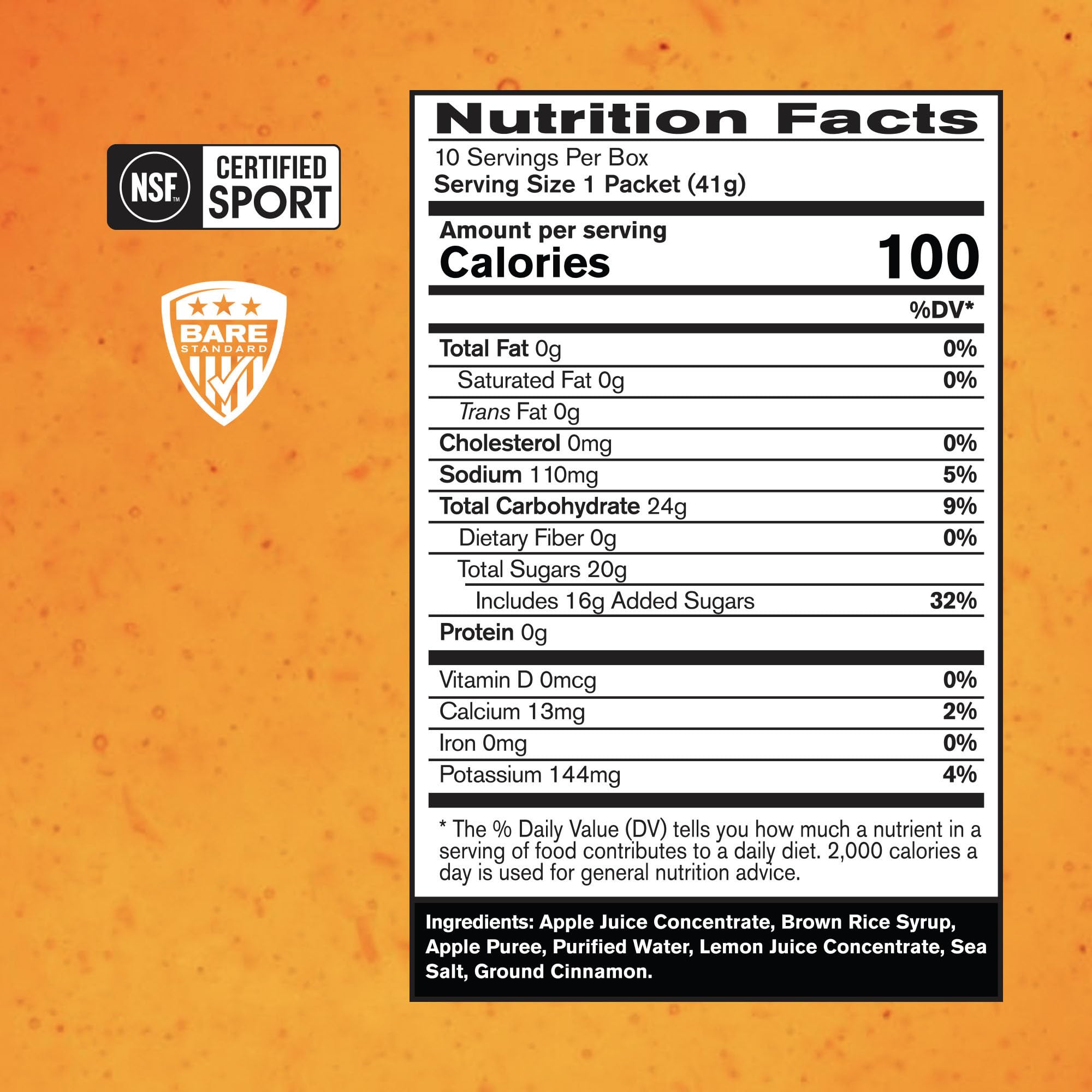 BARE PERFORMANCE NUTRITION textura fluida del gel que facilita digestión en ejercicio