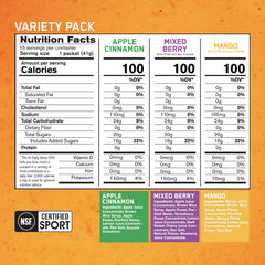 BARE PERFORMANCE NUTRITION sobre abierto con gel visible que ilustra consistencia fácil de tragar