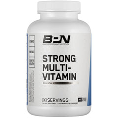 BARE PERFORMANCE NUTRITION frasco frontal mostrando diseño y ventaja de uso diario