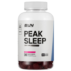 BPN Peak Sleep packaging frontal mostrando la etiqueta y beneficio de recuperación