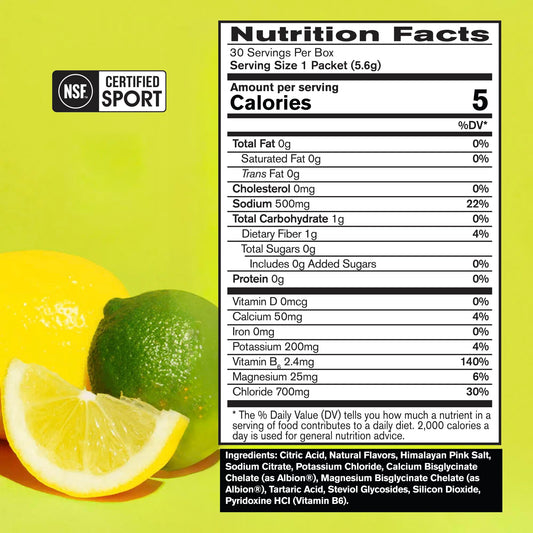 BARE PERFORMANCE NUTRITION sobres individuales mostrando conveniencia y dosificación clara