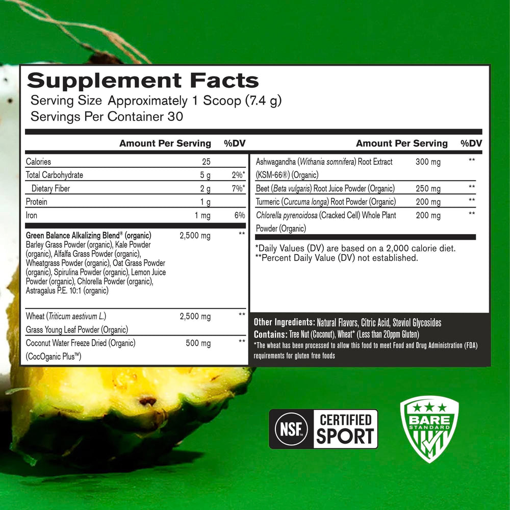 BARE PERFORMANCE NUTRITION polvo textura cercana que destaca mezcla fina