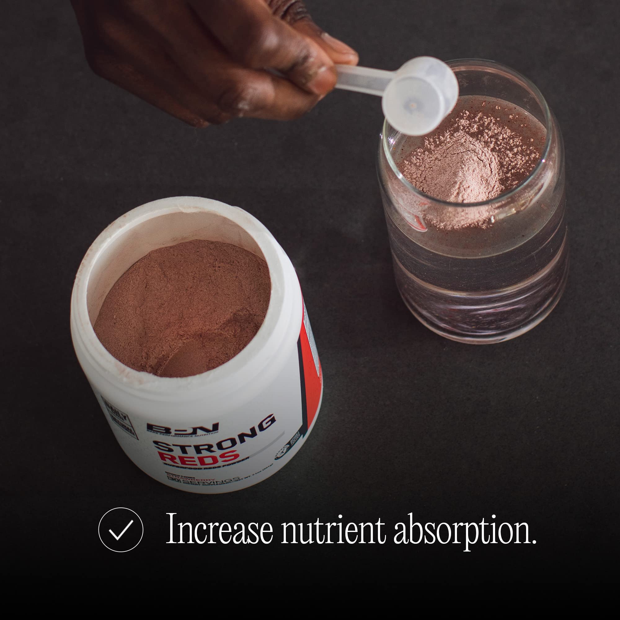 BARE PERFORMANCE NUTRITION etiqueta detallada indicando ingredientes clave