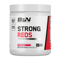 BARE PERFORMANCE NUTRITION bote frontal mostrando el producto y beneficios