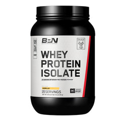 BARE PERFORMANCE NUTRITION envase frontal mostrando 25 g proteína por servicio