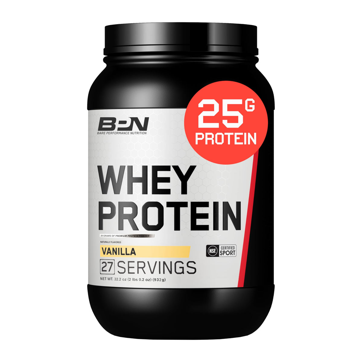 BARE PERFORMANCE NUTRITION frasco frontal muestra marca y beneficios