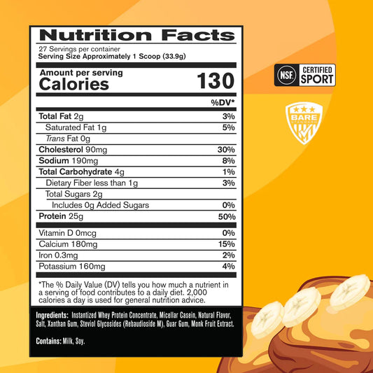 BARE PERFORMANCE NUTRITION textura del polvo cerca, mezcla fácil y sin grumos