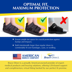 Brace Direct perfil lateral mostrando su suela ligera y estable