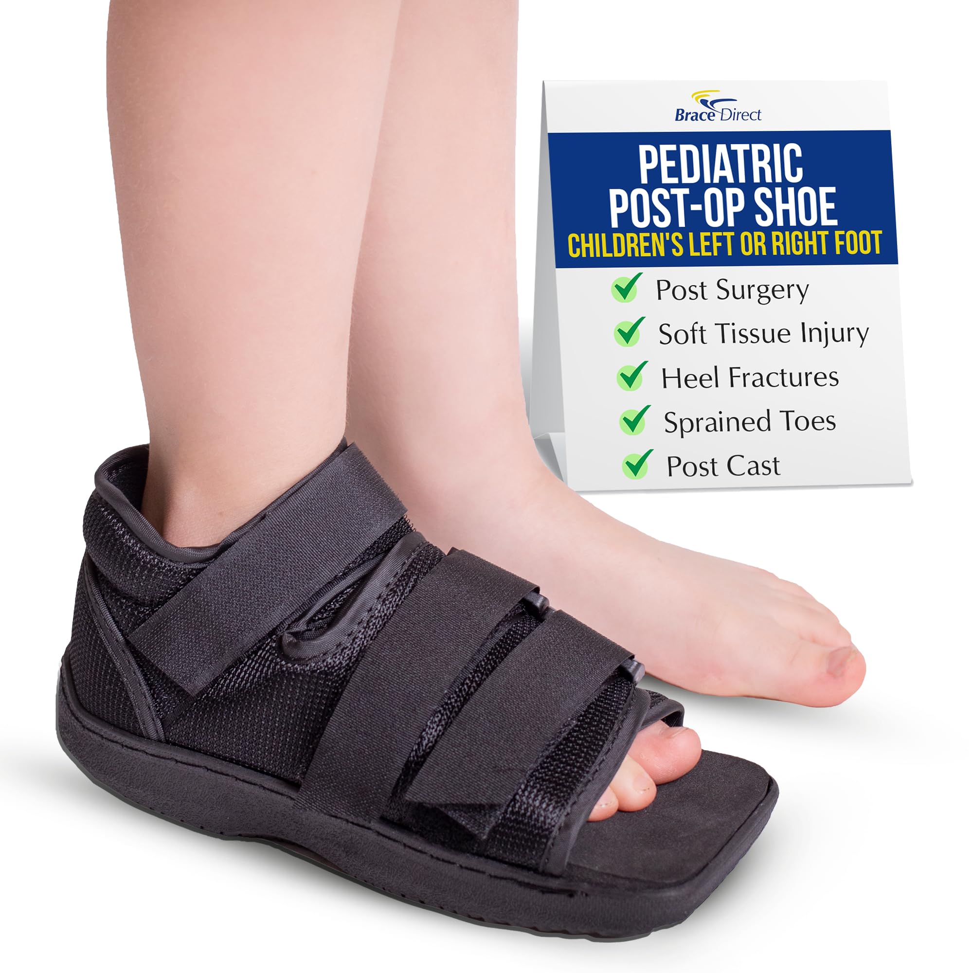 Brace Direct vista frontal del zapato que protege el pie postoperatorio