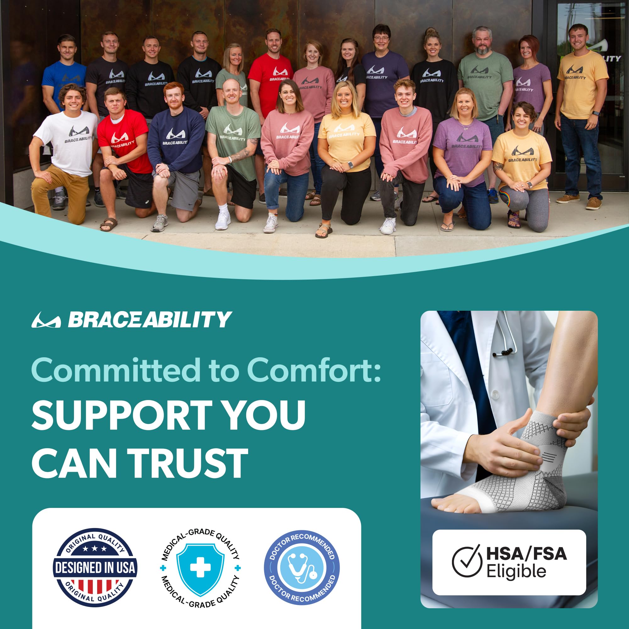 BraceAbility en ambiente relajado, ideal para descanso nocturno
