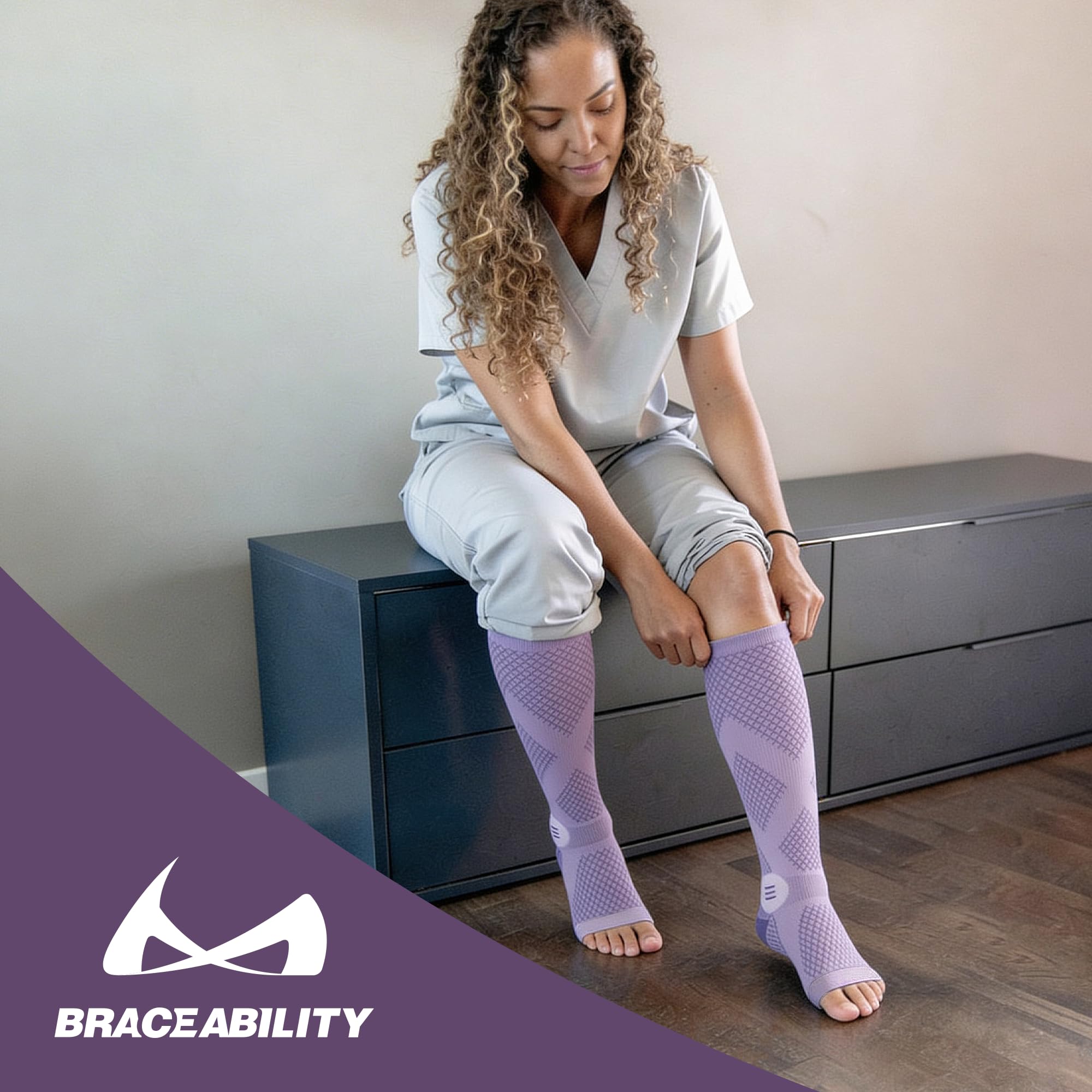 BraceAbility etiqueta con instrucciones y composición que facilita elección informada