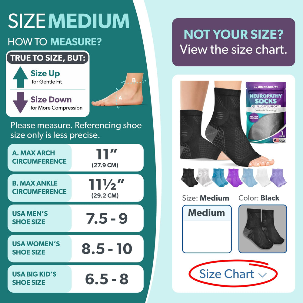 BraceAbility primer plano del tejido transpirable que proporciona comodidad