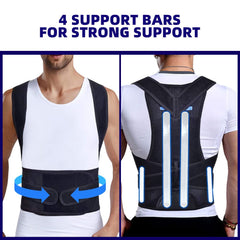 BraceTop detalle de tiras elásticas extraíbles para soporte personalizable
