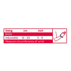 BraceUP cierre de velcro ajustable, permite ajuste personalizado