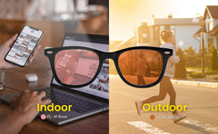 BRADDELL OPTICS gafas en uso en oficina reduce deslumbramiento