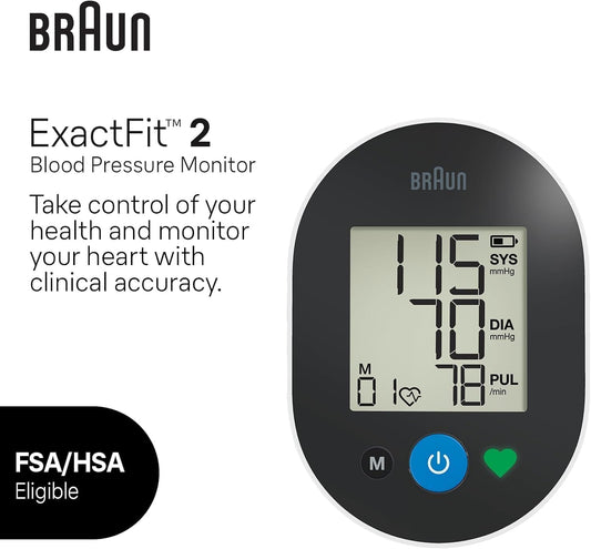 Braun ExactFit 2 detalle del manguito universal mostrando ajuste cómodo