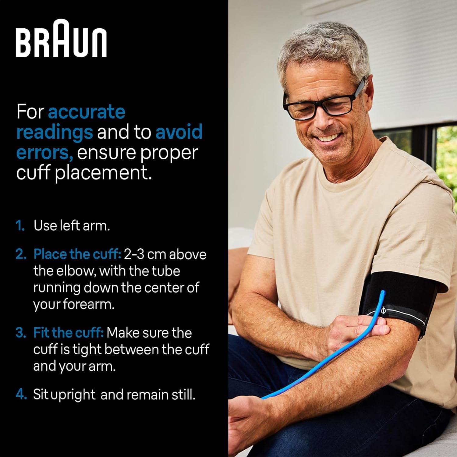 Braun ExactFit 2 en manos de usuario demostrando uso sencillo y cómodo
