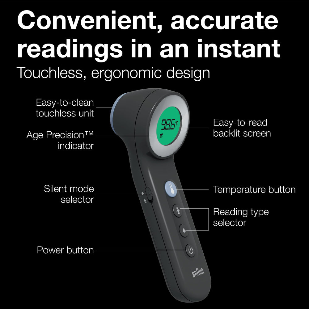 Braun Sensian 7 pantalla a color que indica resultado claro según edad