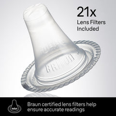 Braun paquete de 21 tapas de higiene para mantener la lente protegida