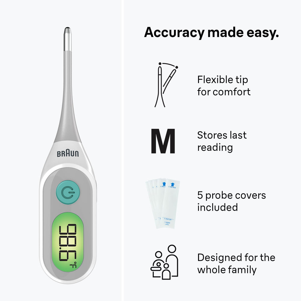 Braun accesorios incluidos: fundas desechables, pila y capuchón protector