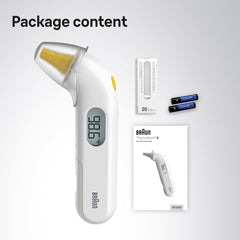 Braun ThermoScan 3 empaque y accesorios listos para uso en casa