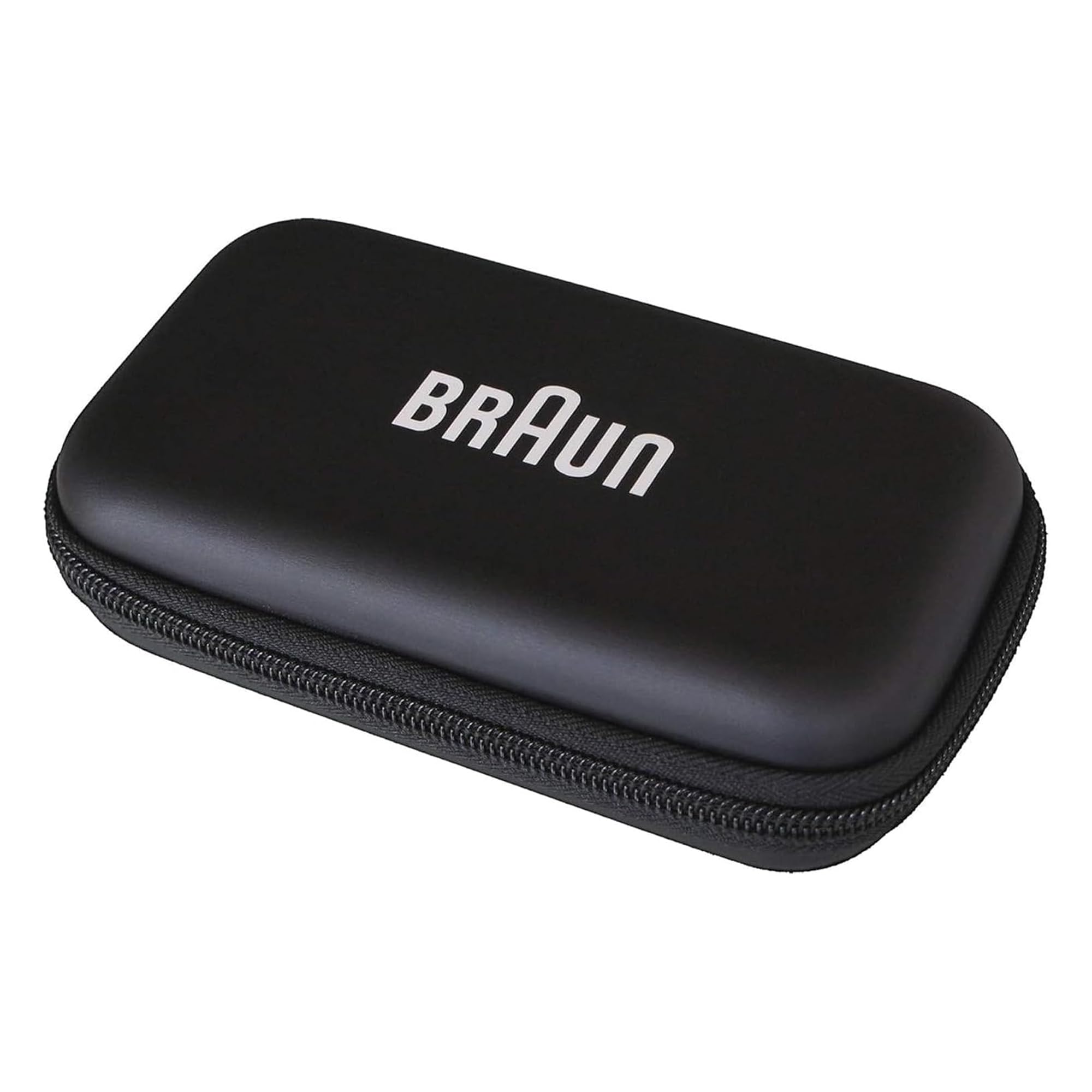 Braun ThermoScan 6 comparación de tamaño junto a mano para escala portátil