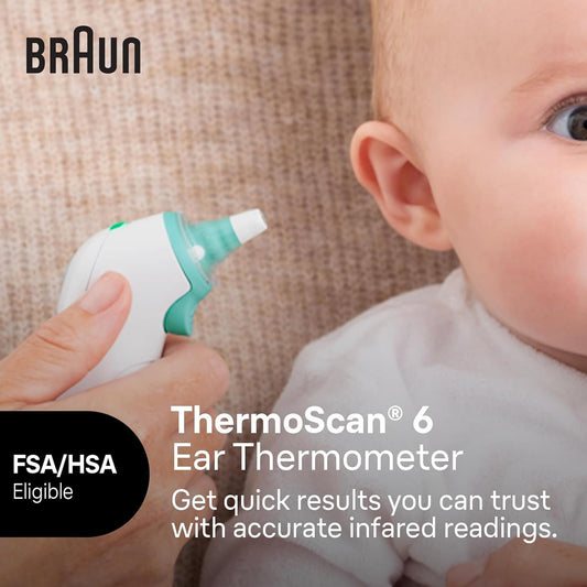 Braun ThermoScan 6 detalle de la punta precalentada para mayor precisión