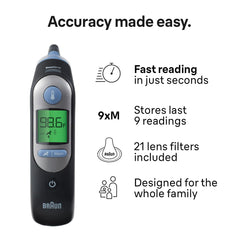 Braun ThermoScan 7 fundas desechables para higiene y seguridad