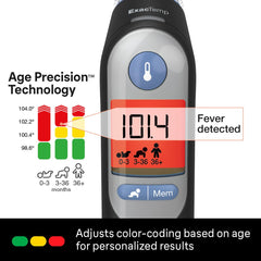 Braun ThermoScan 7 pantalla color codificada facilita interpretación