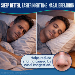 Breathe Right tira colocada durante la noche para reducir ronquidos y mejorar sueño